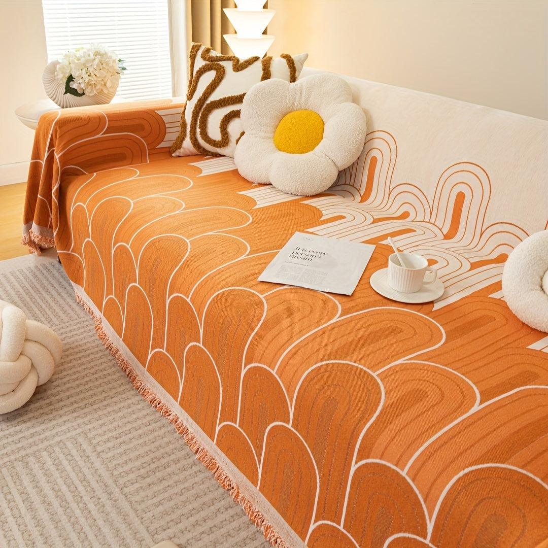 Boho Chic Pet Sofa Cover: Stylish & Pet-Friendly Protect Furniture