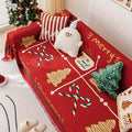 Protective Seat Cover, Christmas Chenille Couch Cove