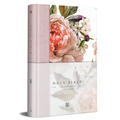 KJV Holy Bible, Large Print Medium Format, Pink Cloth Hardcover W/Ribbon Marker, Red Letter - Hardcover