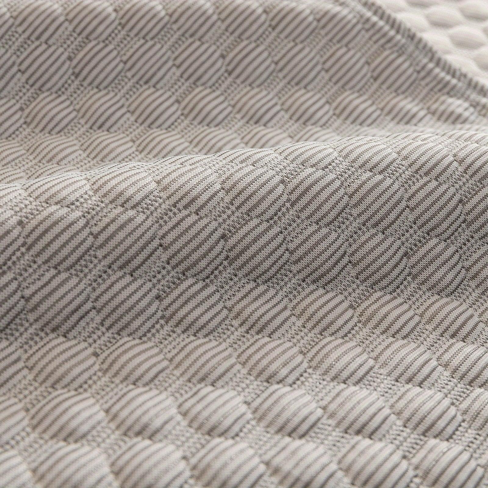 Breathable Ice Silk Light Gray Couch Cover - Cooling & Anti-Scratch