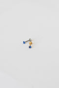Crystal Flat Back Stud in Blue
