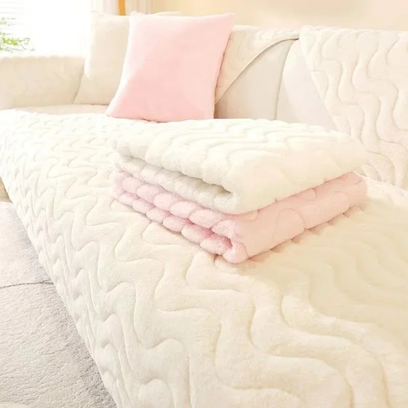 Sofa Cover Couch – Waterproof Couch Cover, Fitted Couch Throw Cover for All Seasons
