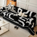 Boho Couch Cover Ultra Soft | All-Seasons Chenille Fabric |