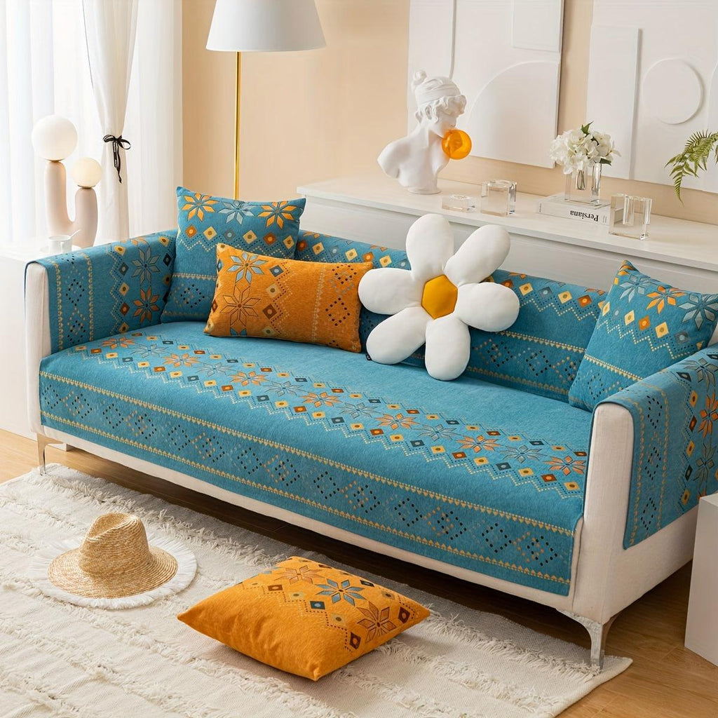 Stylish Bohemian Chenille Slipcovers for Couches